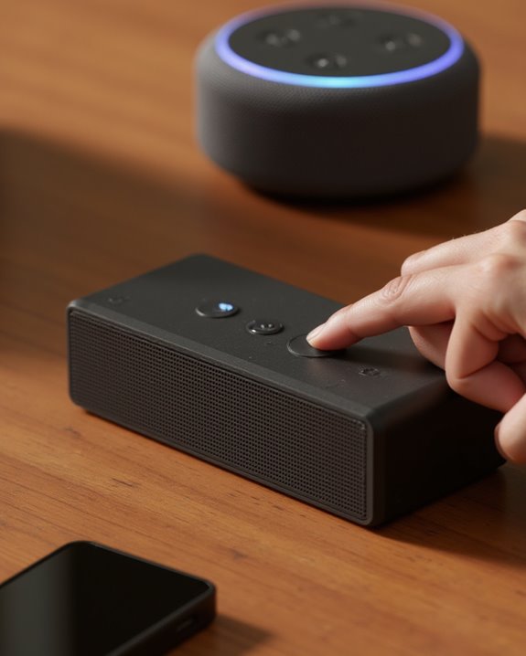 prepare bluetooth speaker pairing