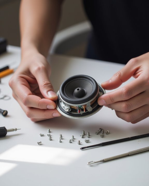 repair a tweeter speaker