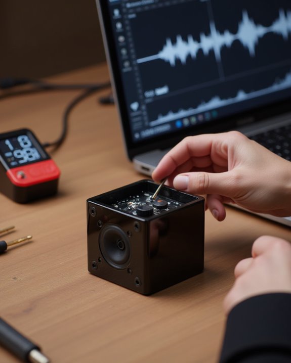 test and tune speaker