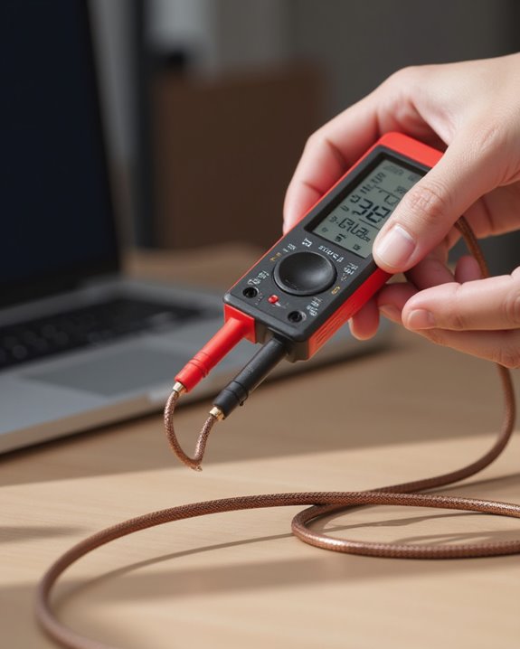 test speaker cable resistance