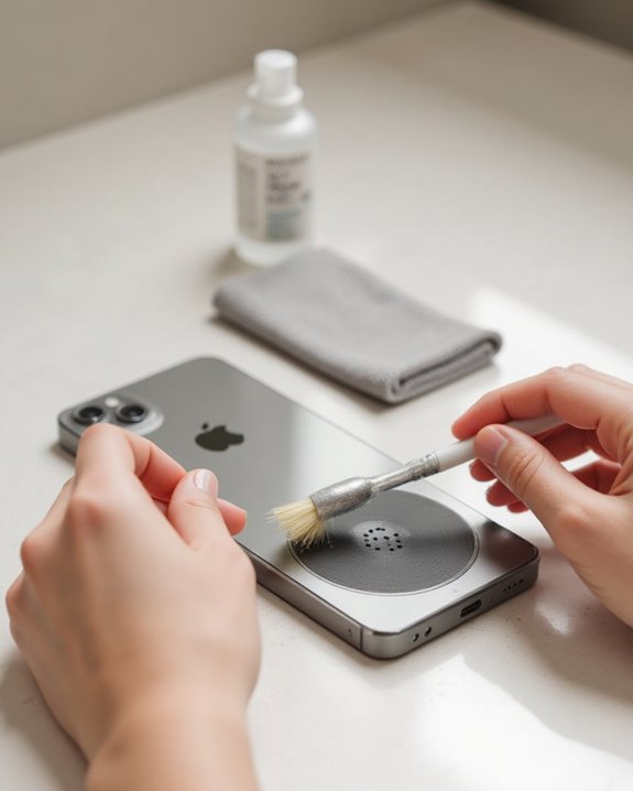 clean your phone speaker