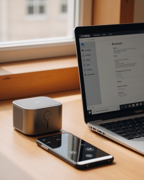 connect bluetooth speaker toshiba