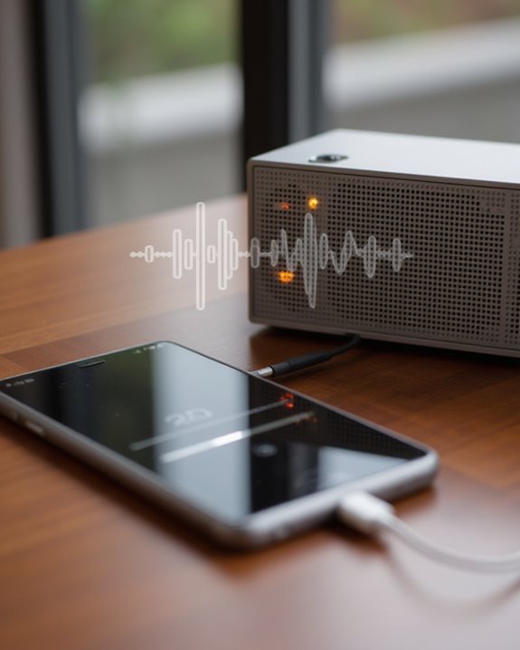external devices amplify android audio