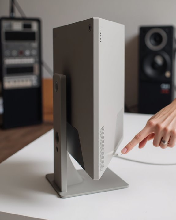 identify built in audio monitors
