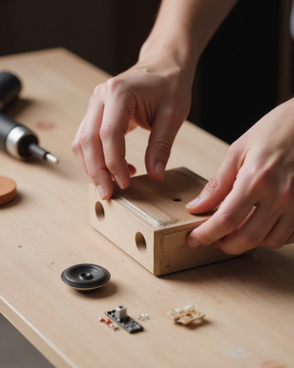 modify enclosure for components