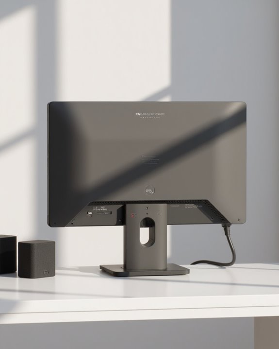 monitors possess built in speakers