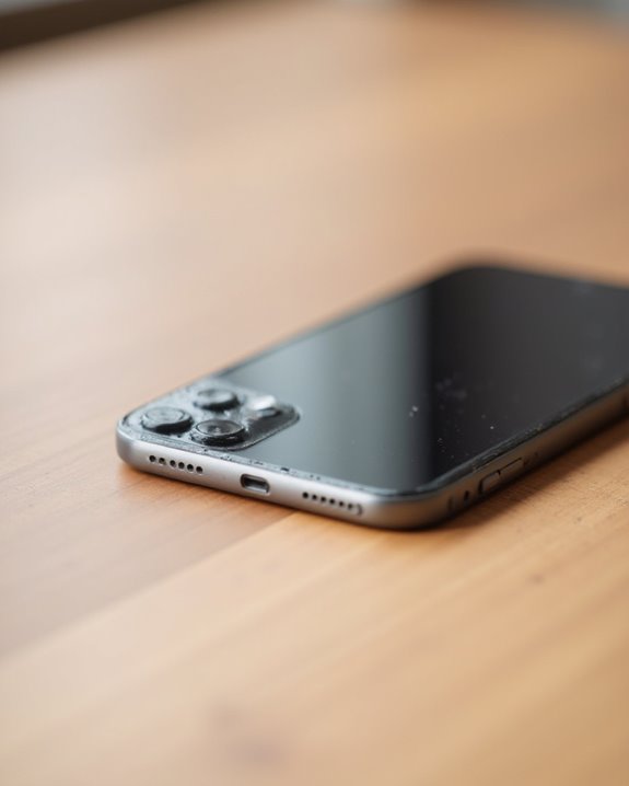 position iphone speaker down