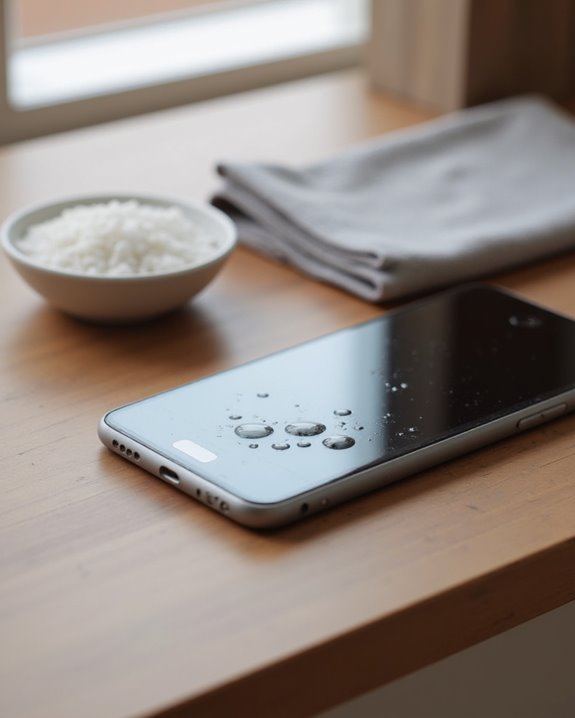 remove water from phone