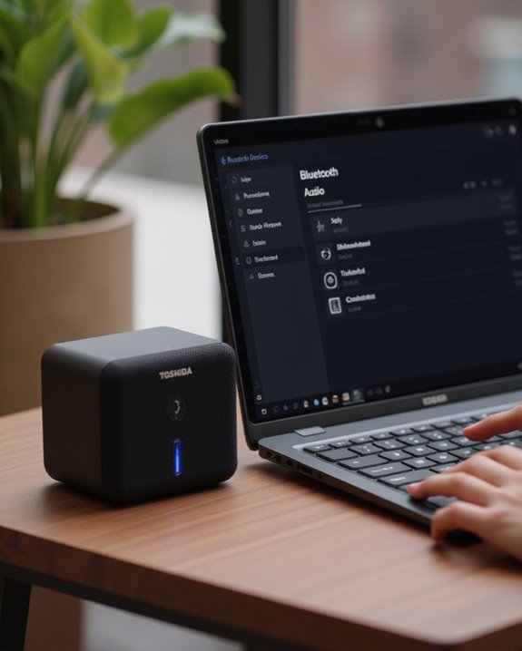 set bluetooth audio output