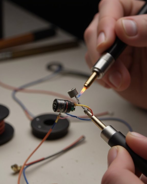 solder wires by color