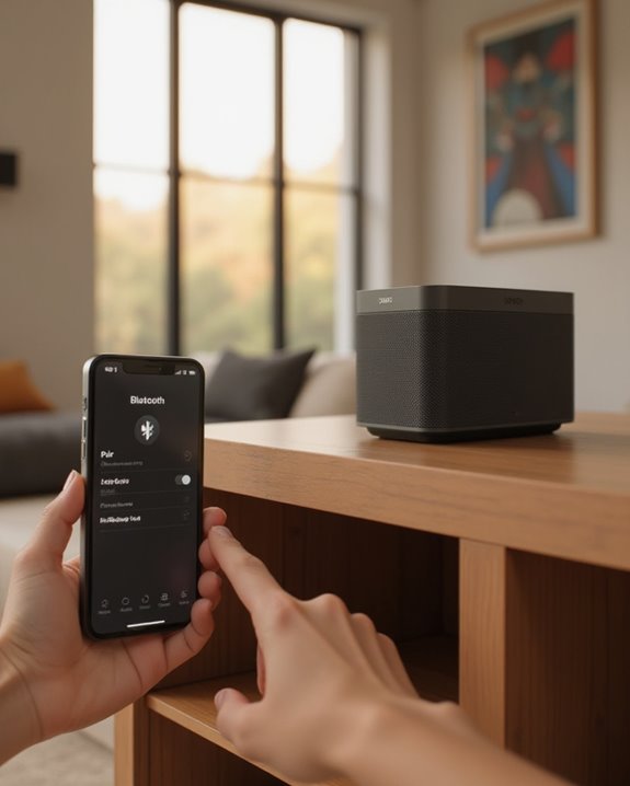 sonos bluetooth pairing steps