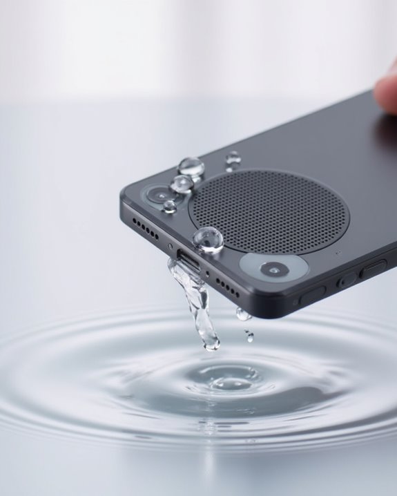 sound waves eject water