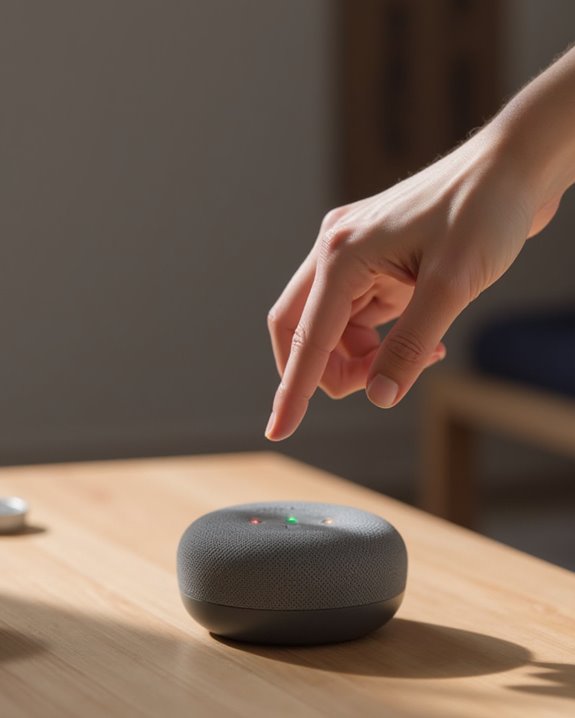 speaking google home mini
