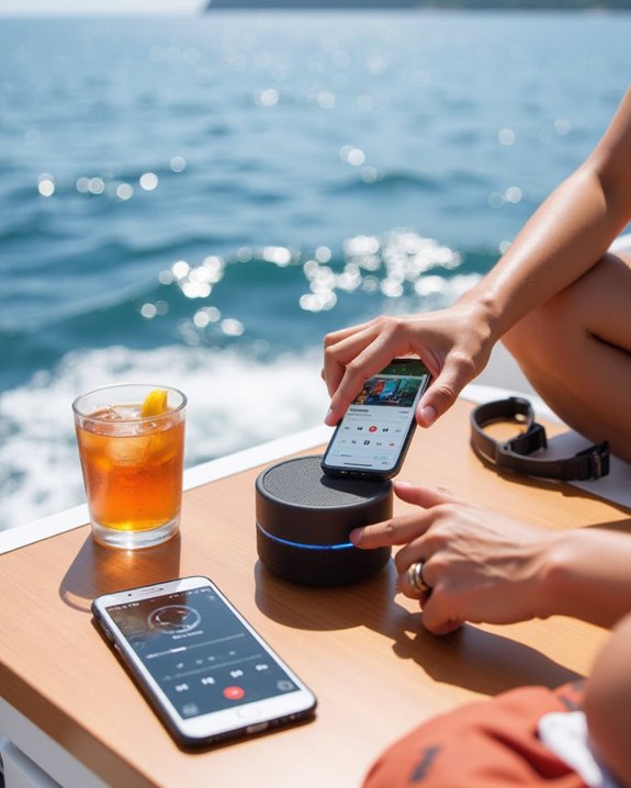 stream music via bluetooth