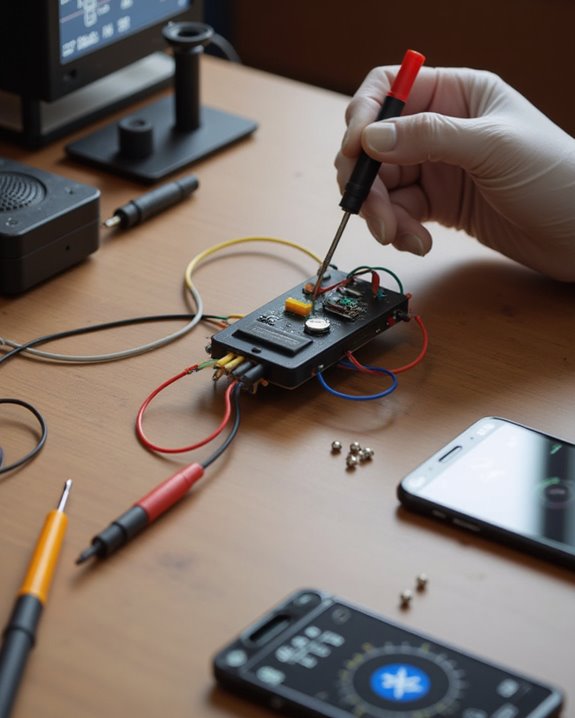test diy speaker components