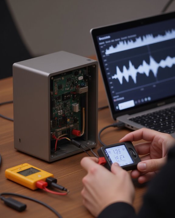 test speaker repairs thoroughly