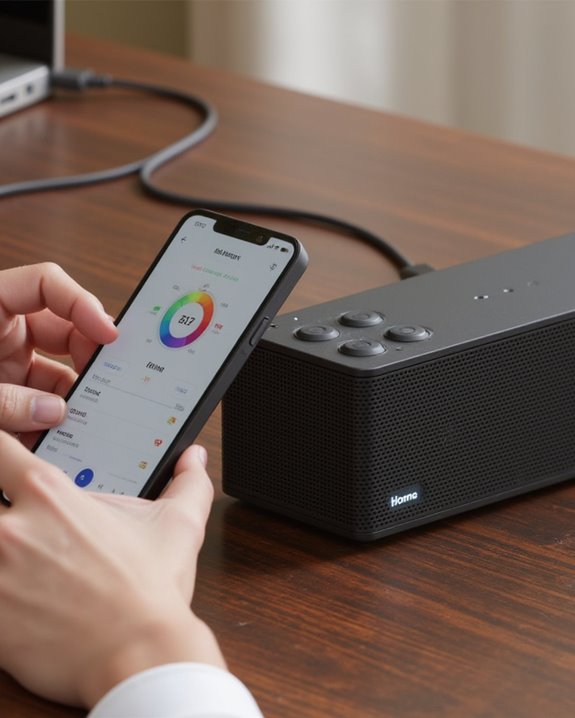 voice monitoring battery percentage